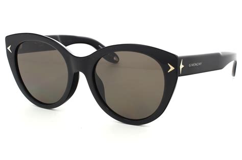 givenchy gv 7025 f s 807 ej 143 81|Givenchy GV 7025/F/S Asian Fit 807/EJ Sunglasses Black .